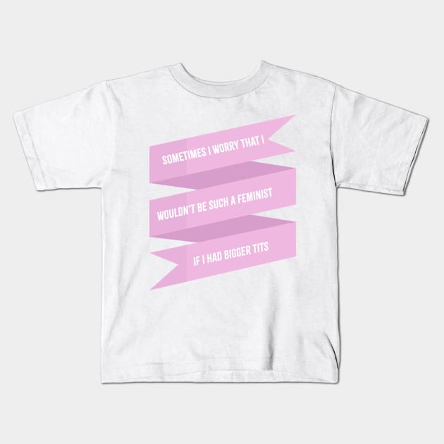 sometimes i worry fleabag Kids T-Shirt by aytchim